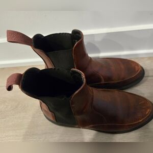 Dr. Martens Aimelya Pull-On Chelsea Boot in RED